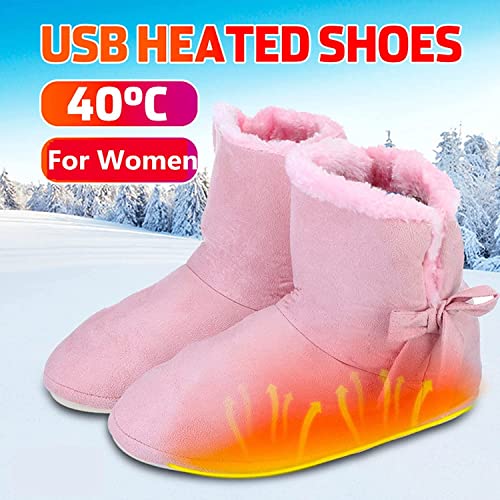 Pantuflas eléctricas USB térmicas cómodas y antideslizantes miniatura 5