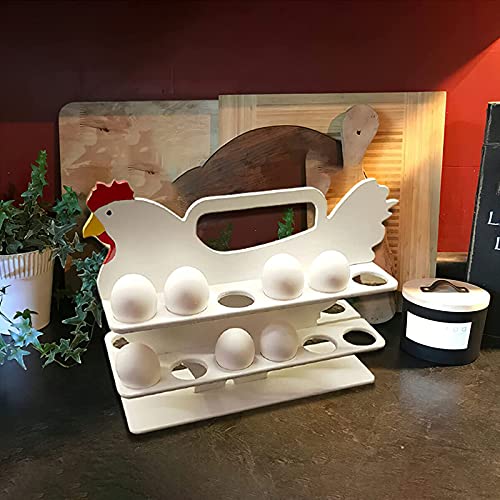 Contenitore per Uova, Portable Wooden Countertop