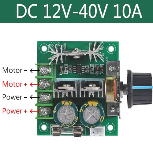 Interruptor PWM CC 12V-40V 10A regulador de voltaje para motor de corriente continua 6