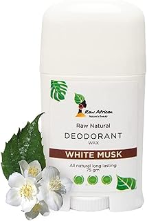 مزيل الرائحة الطبيعي ، يدوم طويلا من شمع العسل خالي الالومنيوم والمواد الكيميائية القاسية رو افريكان 75 جرام للجنسين 75.0 ملليلتر كريم