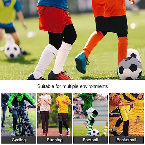 Youth Boys Compression Leggings Pants Sports Tights Athletic Base Layer for Running Hockey Basketball 6