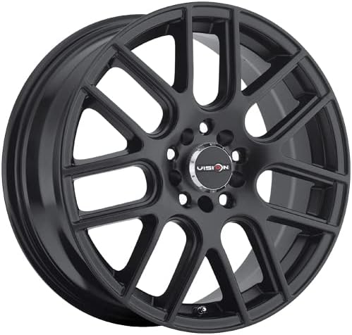 Vision 426 Cross Black Rim 16x7 5x108/114.3 +38mm