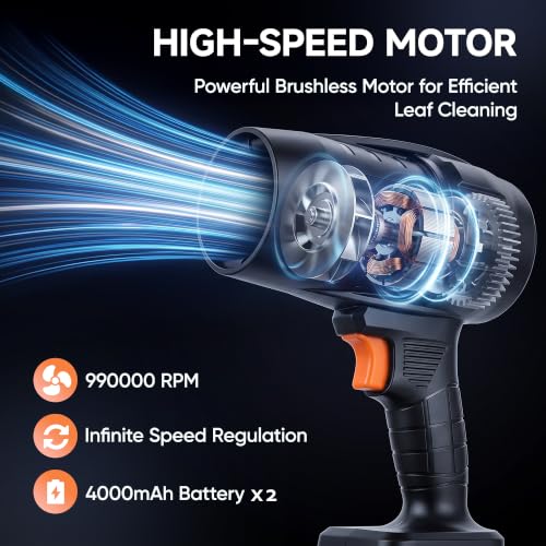 IOOKNA 280 MPH Cordless Leaf Blower