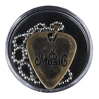 PUNK Pendentif médiator acier inoxydable pour guitare basse électrique Variety Creative Designs Yellow bronze - Les Beatles, Paul McCartney, John Lennon, RIngo Starr, George Harrison PUNK Pendentif médiator acier inoxydable pour guitare basse électrique Variety Creative Designs Yellow bronze – Image 2