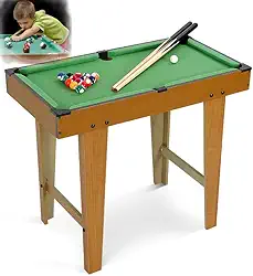 Mini Mesa de Sinuca, Mini Sinuca, com Pernas de Mesa Dimensões 70 X 38 X 61 cm, Mesa de Sinuca, Sinuca, Fácil de Limpar, Muito Cuidado, Fácil de Instalar, Adulto, Tecido Impermeável