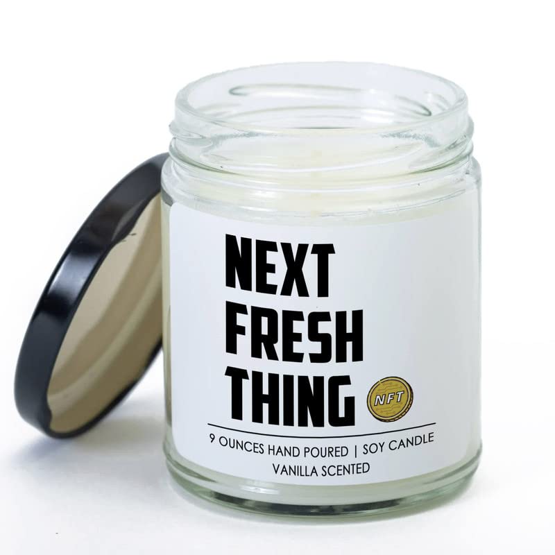 Cryptocurrency Vanilla Candle - Next Fresh Thing - Trader Bitcoin Miner Collector Investor Finance Bussinesman Boss Broker