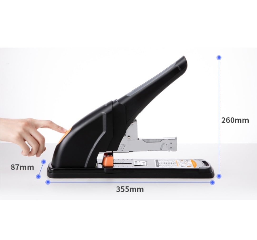 Spillatrice Ufficio Cucitrice for Ufficio Resistente A Braccio Lungo Cucitrice Portatile for Casa for Studenti for Ufficio Industriale Pinzatrice(White)