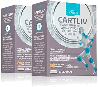 Kit 2 Cartliv Colágeno Tipo 2 Equaliv 30 cápsulas