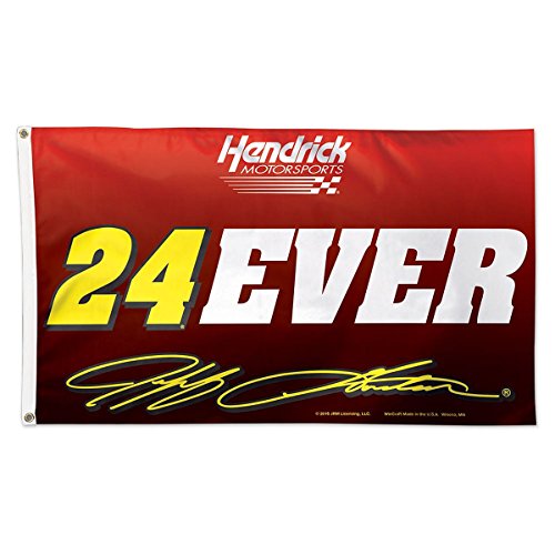 Drapeau Jeff Gordon 24 Double Épaisseur pour Fans de Nascar