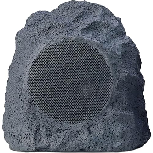 iHome IHRK-400-PR Wireless Outdoor Rock Speakers - Bluetooth 5.0, Waterproof IPX5, TWS Stereo Pairing, Portable for Garden & Patio, 10Hr Battery