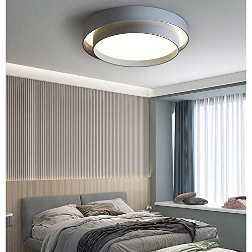 Plafonnier LED noir 50cm à intensité variable pour bureau moderne - 3