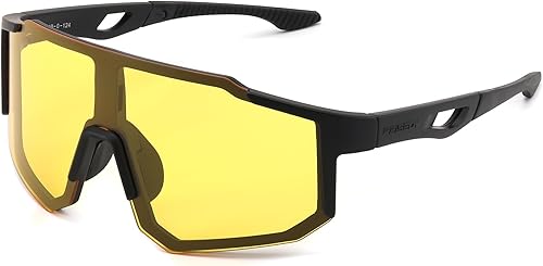 Miniatura 16 de FEISEDY Gafas de sol deportivas para hombres, mujeres y adolescentes - Béisbol, ciclismo, ciclismo UV400 protección B2388