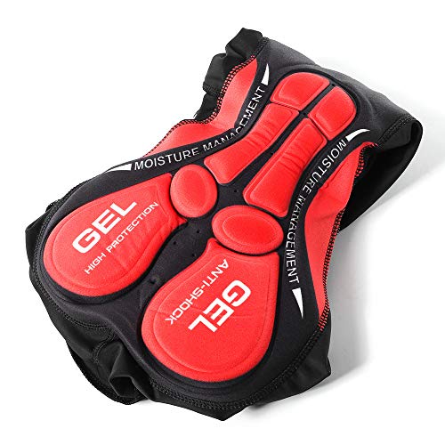 Calção, Andoer Calções de ciclismo masculino Calções de bicicleta com almofada de almofada Calções c