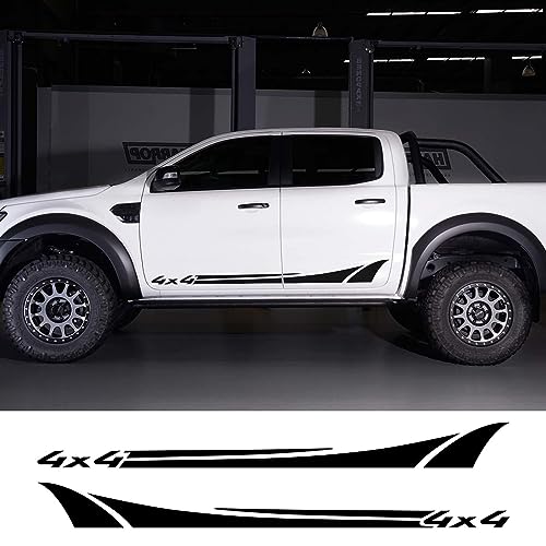 SUKORI Adesivo per Minigonna Laterale Auto per Nissan NAVARA L200,Adesivi per Carrozzeria Decalcomanie di Protezione AntiGraffio Accessori