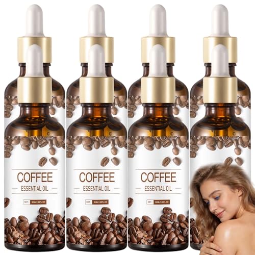 Suero hidratante para el cuerpo de café para piel seca y cuidado diario hidratante, aceite de sérum corporal de absorción rápida para comodidad durante todo el día, sueros corporales reafirmantes (8