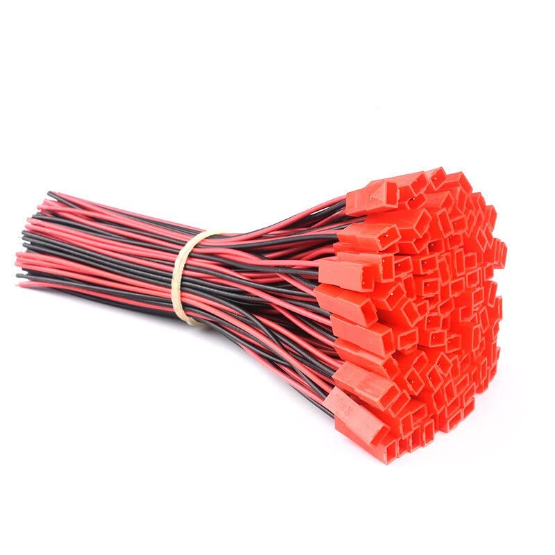 Miniatura 3 de elpart 5102050100 pares de 3.937 in7.087 in macho hembra conector JST cable de enchufe para batería RC BEC helicóptero DIY FPV Drone Quadcopter
