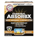 Arm & Hammer Clump and Seal AbsorbX Clumping Litter, Multi-Cat 18lb