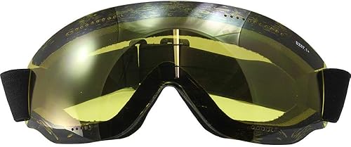 Miniatura 6 de Birdz Gafas para montar en motocicleta, 3 pares, monturas negras con lentes amarillas ahumadas transparentes