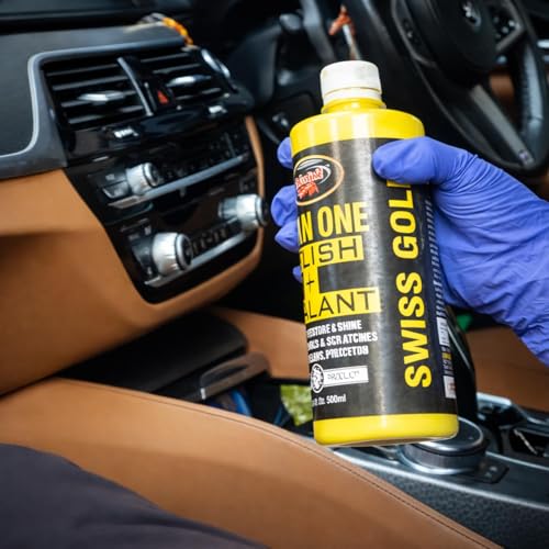 Image of All in One Polish & Sealant Multipurpose Liquid Polish for Car, Bike Scooty Suitable for Dashboard, Restores Faded Plastic & Fibre Headlight, Interior Polish and Sealant - 500ml (Pack of 1)