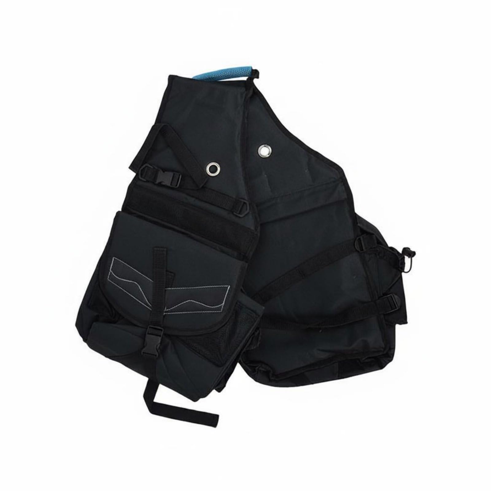 para Silla de Montar Bolsa de Silla Bolso Ecuestre Equipaje de Caballo Estuche de Montura de Lona Resistente con Correas Ajustables Adecuado para, Style to 1