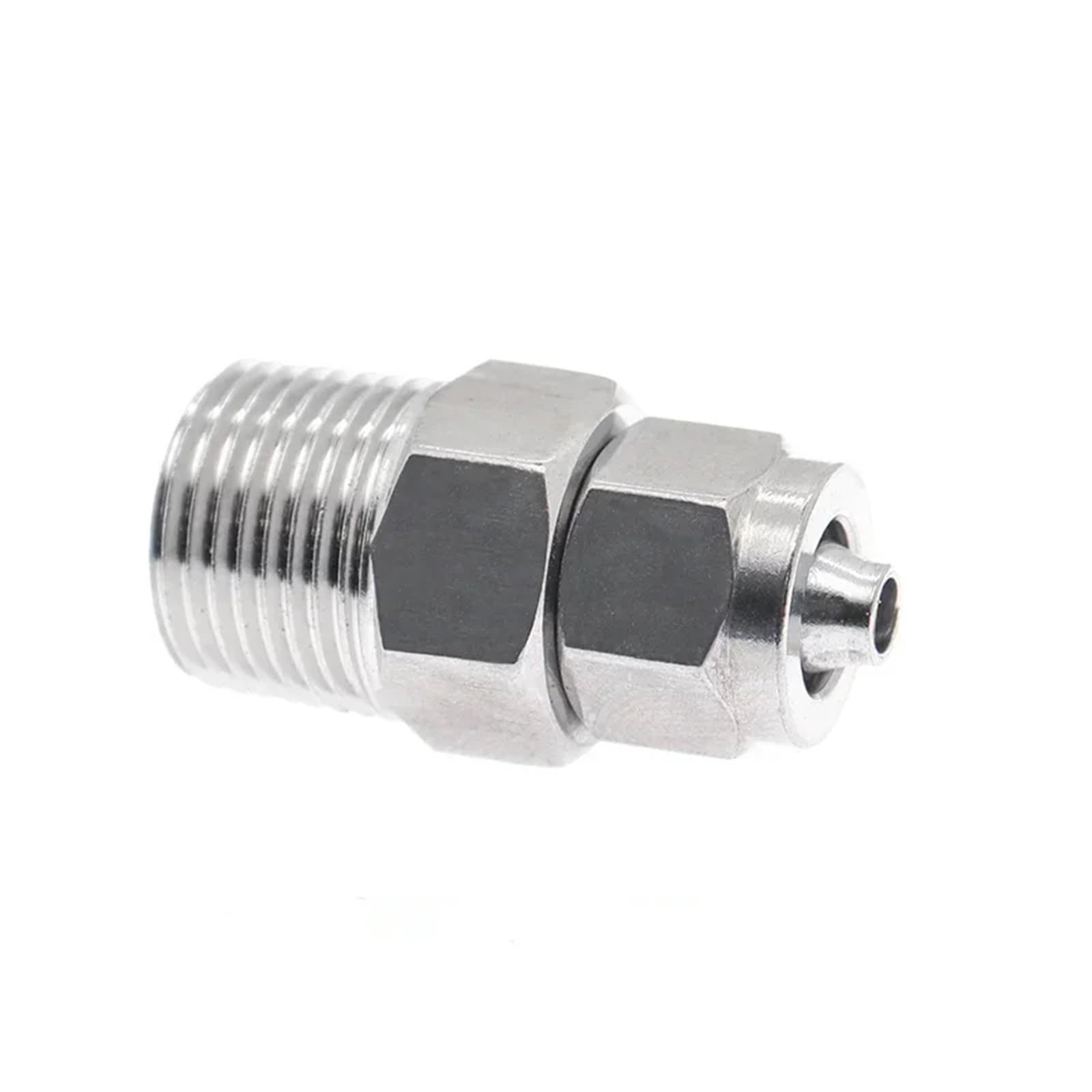Conector de manguera 16x12mm para reparar fugas de agua con rosca macho BSPT 1/8