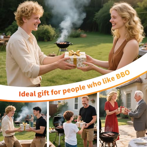 BBQ Blanket for Resting Meat: Insulated Smoker Blanket & Brisket Rest Bag, Reusable Meat Warmer for BBQ Compatible with Traeger & Pit Boss Smokers BBQ Gift for Dad Grillers (Tan)