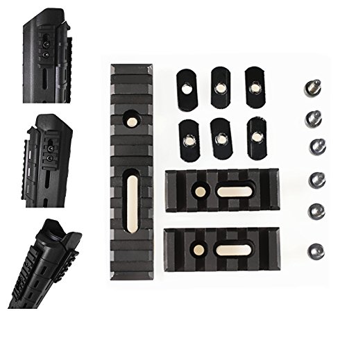 Amazon | 新しい3本セットブラック20mm 1913ピカチニー