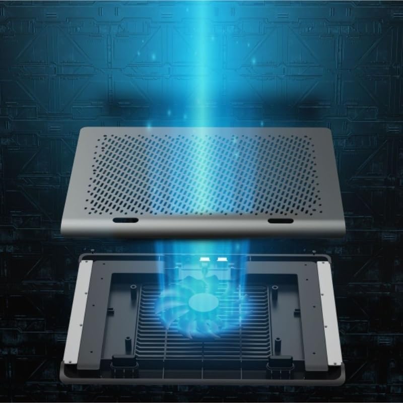 Gray Heat Dissipation Book Stand Aluminum Alloy Reading Rack Silicone Holder