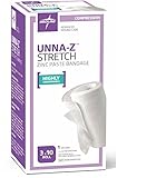 Medline Unna-Z Stretch Zinc Oxide Compression Bandage, 3