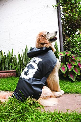 Capa de Chuva Zooz Pets Snoopy Preta para Cães