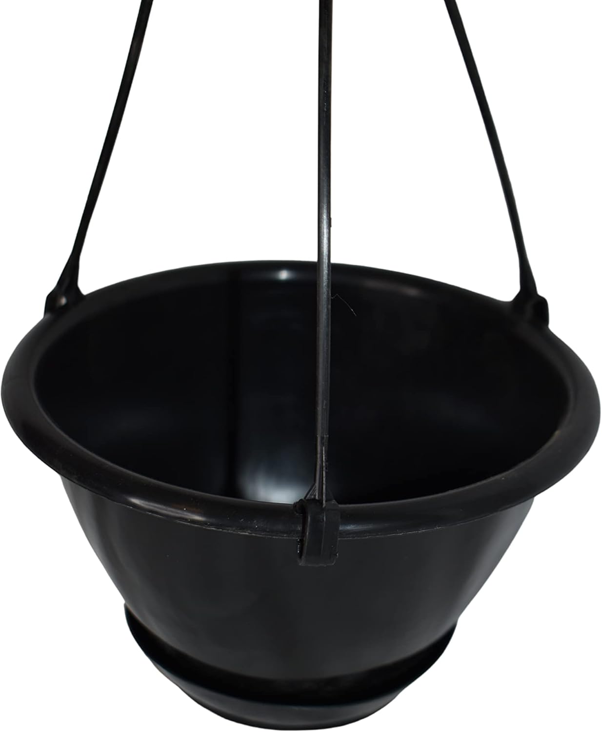 6inch Mini Black Plastic Hanging Basket by Koba (10)