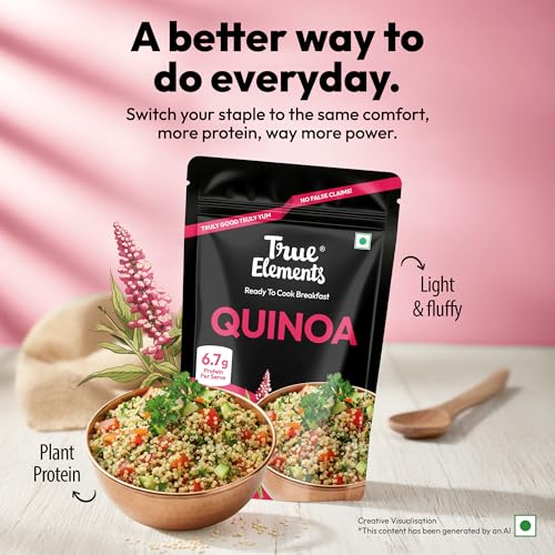 Image of Quinoa 5kg by True Elements - Super Value Pack | Gluten Free Quinoa | Healthy Food | Diet Food | Rich in Protein & Fibre