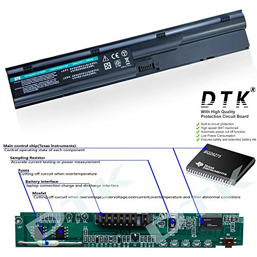 4530S 4540S 4430S Dtk Laptop Battery Replacement For Hp Probook 4330S 4331S 4431S 4435S 4535S 4536S 4440S 4441S 4446S 4545S Series [6-Cell 10.8V 4400Mah] #TOP1