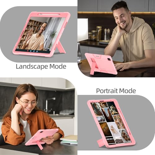 Étui iPad 12.9 antichoc rose doré idéal pour le télétravail