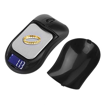 Ubersweet Imported 300G 0.01G Jewelry Scale Digital Pocket Scale Gram Precise Mini Mouse Scale One Size Black_143351