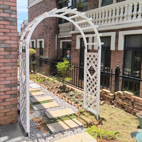 Arche de jardin décorative premium, treillis d'ornement pour entrées de propriété
