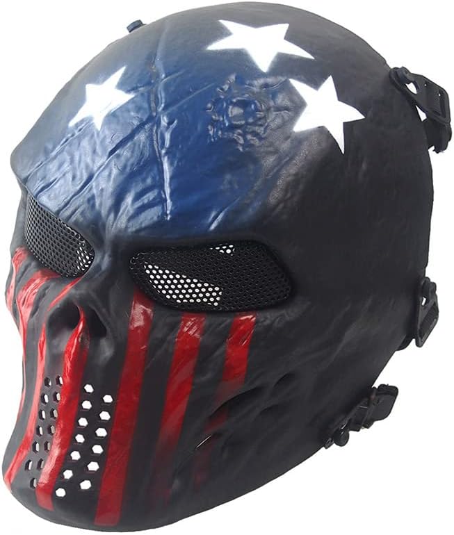 Tactical Airsoft Mask Outdoor Shooting Sports Gear Horror Gost Skul Halloween Cosplay