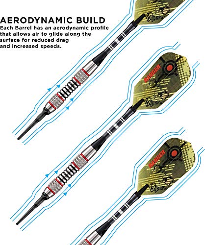 Viper Ranger 80% Tungsten Soft Tip Darts, 18 Grams #TOP3