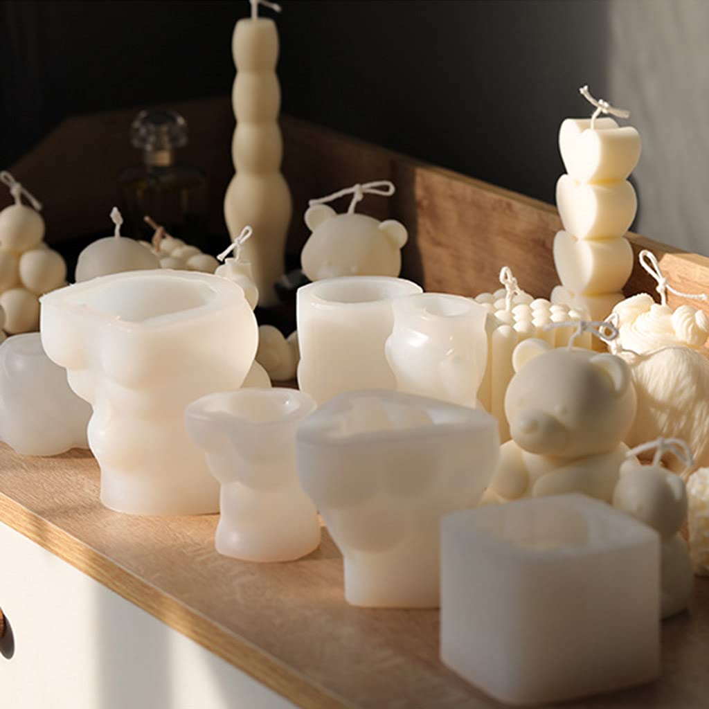 Creative Lotion Kredka Wosk Forma Silikonowa, Mydło 3D Formy do Makin Formy
