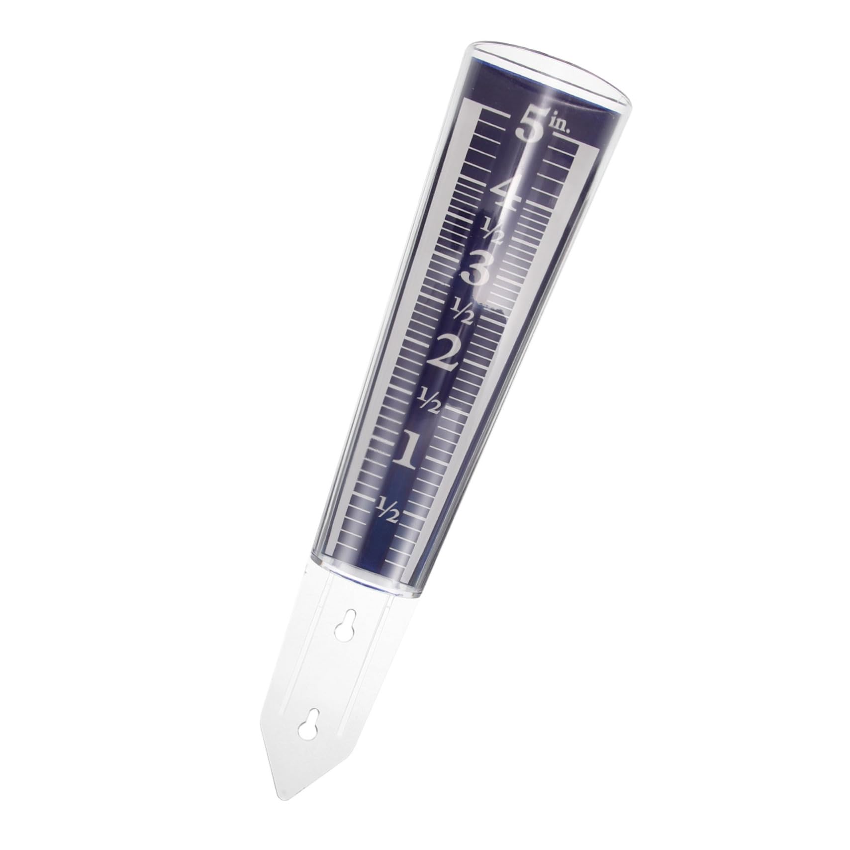 INOOMP 5stücke Transparentes Regenmessgerät Mit Erdspieß Präziser Niederschlagsmesser Für Garten Und Außenbereiche Messrohr Genauen Regenmessung Installieren Für