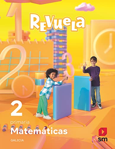 Portada de Matematicas 2º Educacion Primaria Proyecto Revuela Cast Ed 2023 Galici