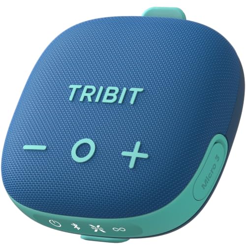 Image of Tribit StormBox Micro 3 Bluetooth Speaker, 13W, IP68, 24H Playtime, Blue