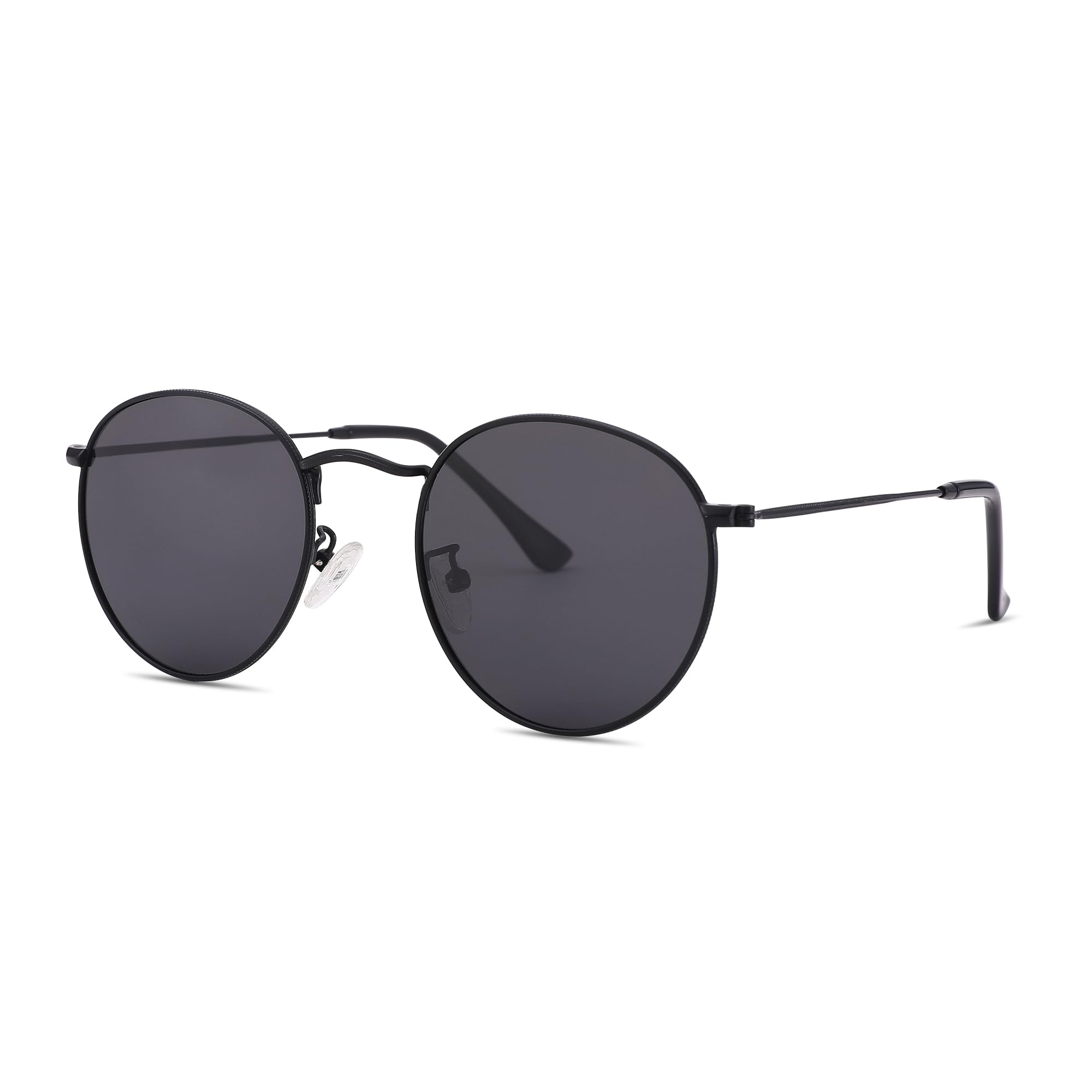 Pro Acme Small Round Metal Polarized Sunglasses for Women Retro Designer Style