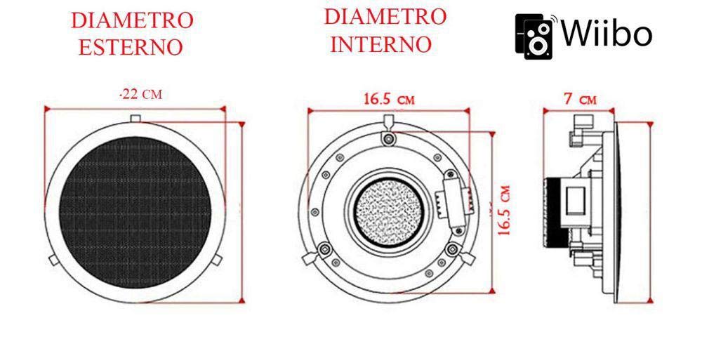 Audibax Elipse 5 Black - Passieve HiFi-plankluidsprekers - Paar 2-weg Stereoluidsprekers - 30 W Stereoluidsprekers 30 W Continu Vermogen Wandhouder Inbegrepen Luidspreker Met 525 Inch Woofer