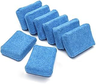 MIC_292_08 Premium Grade Microfiber Applicators, Blue (Pack of 8)