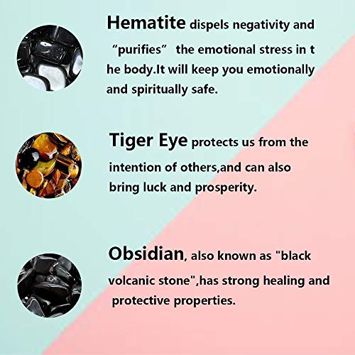 Soowoot 2-4Pcs Triple Protection Bracelet - Tiger Eye & Obsidian & Hematite Triple Bracelet Bring Protect Good Luck And Prosperity For Men Women #TOP2