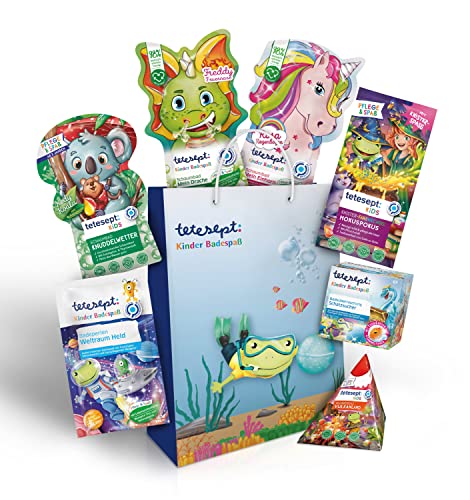 tetesept Kinder Badespaß Geschenkset – Pflegende Schaumbäder,...
