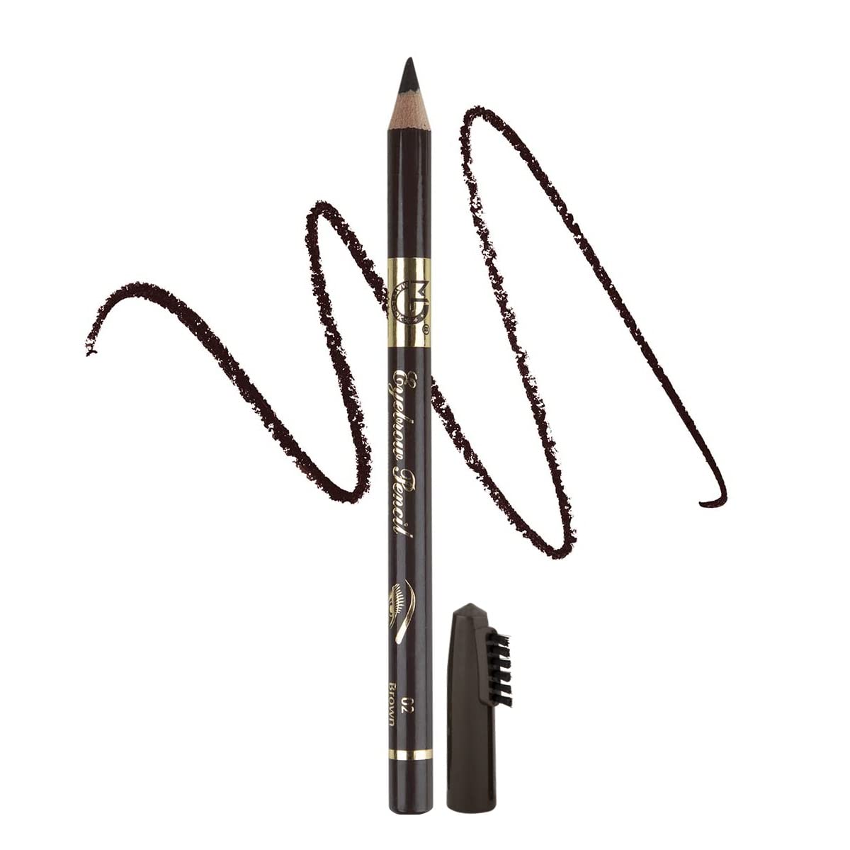 MATT LOOK Eyebrow Pencil Long Lasting Formula Professional Stylist, Brown (1.2gm)-picture-54