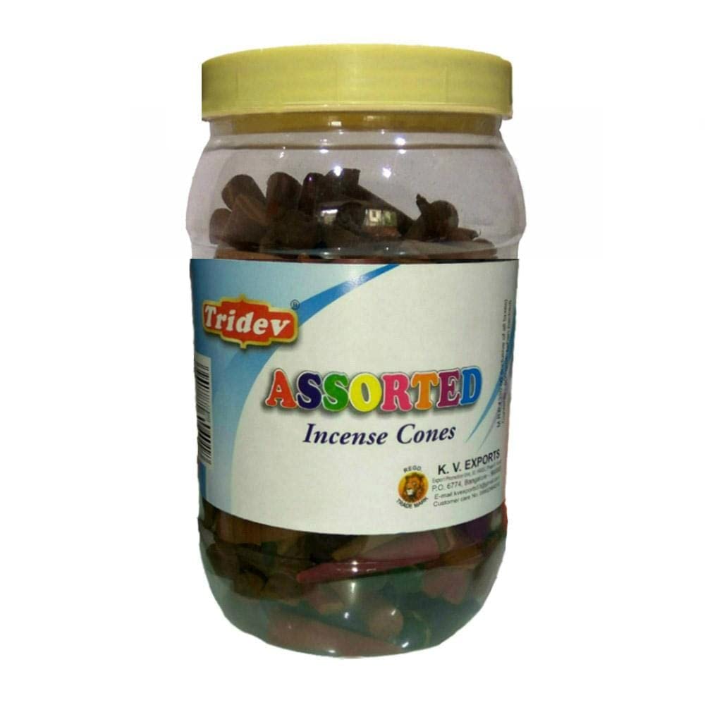 Tridev Incense Cones Mixed Natural Scents (Assorted)-image-34