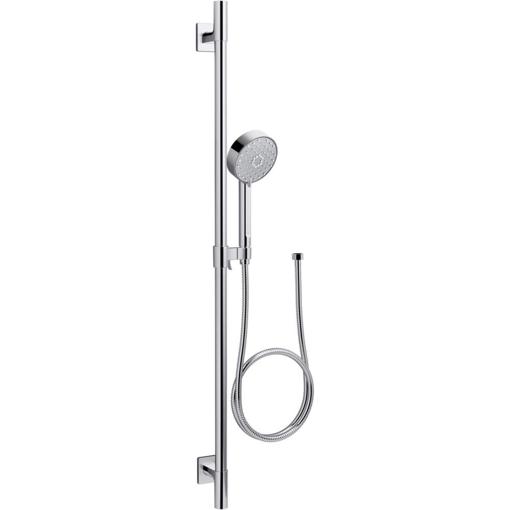 KOHLER K-99898-CP Awaken G110 Premium Slidebar Kit, Polished Chrome